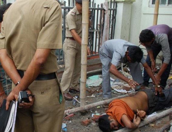 Dead body of an unknown man found Dead body of an unknown man found